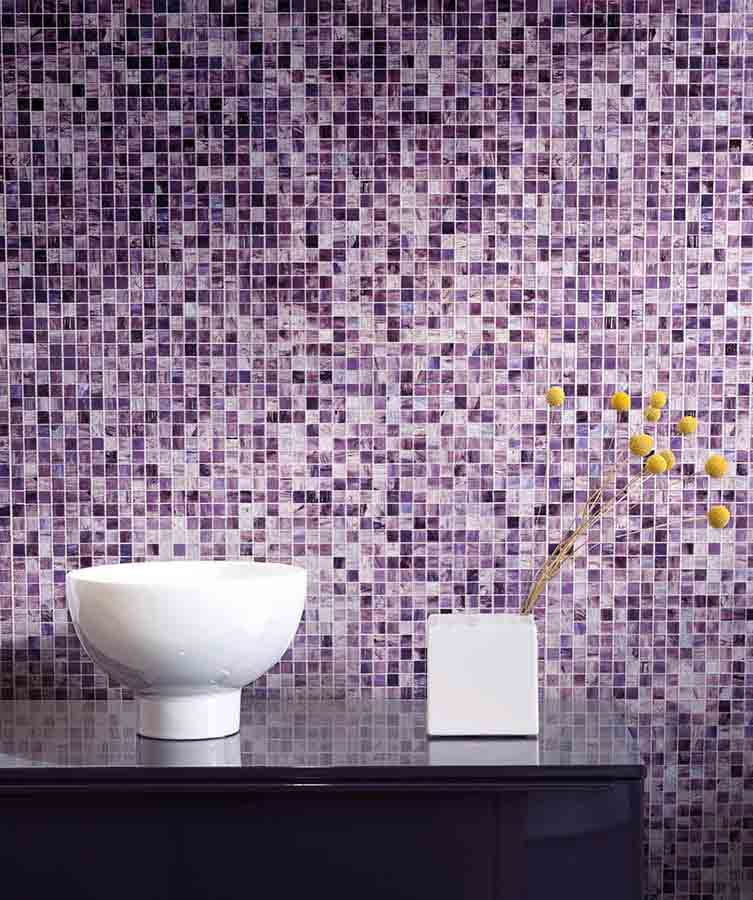 tendenze arredo 2022 bisazza viola